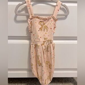 Angel dear giraffe sunsuit